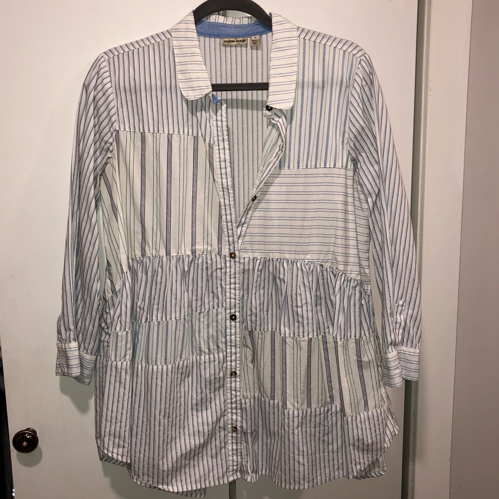 Anthropologie Button Top